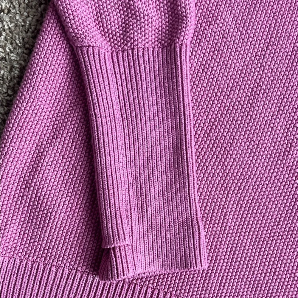 lululemon cashmere blend cashlu crossover pink open back sweater